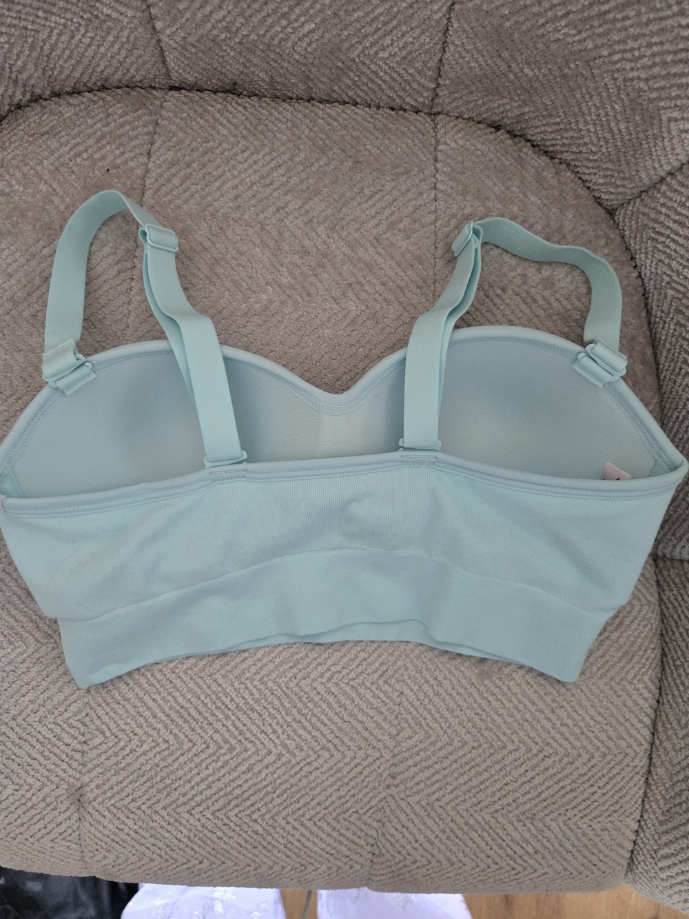 La Vie En Rose Light Blue Pull On Bra - Picture 2 of 3